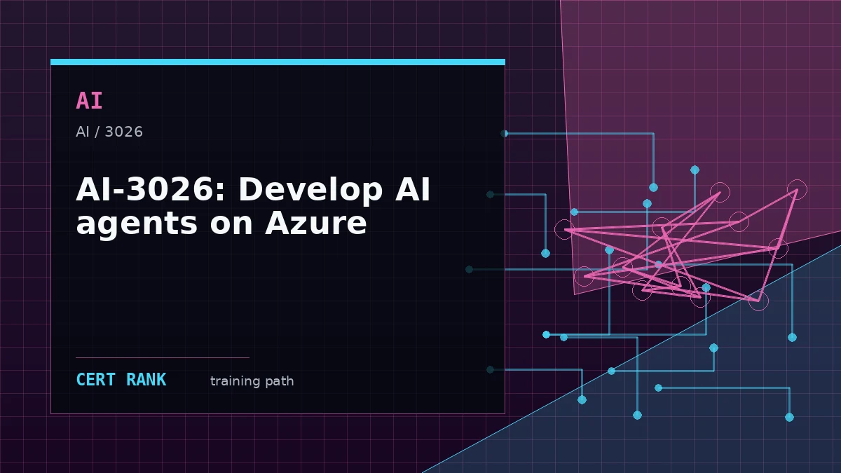 AI-3026: Develop AI agents on Azure