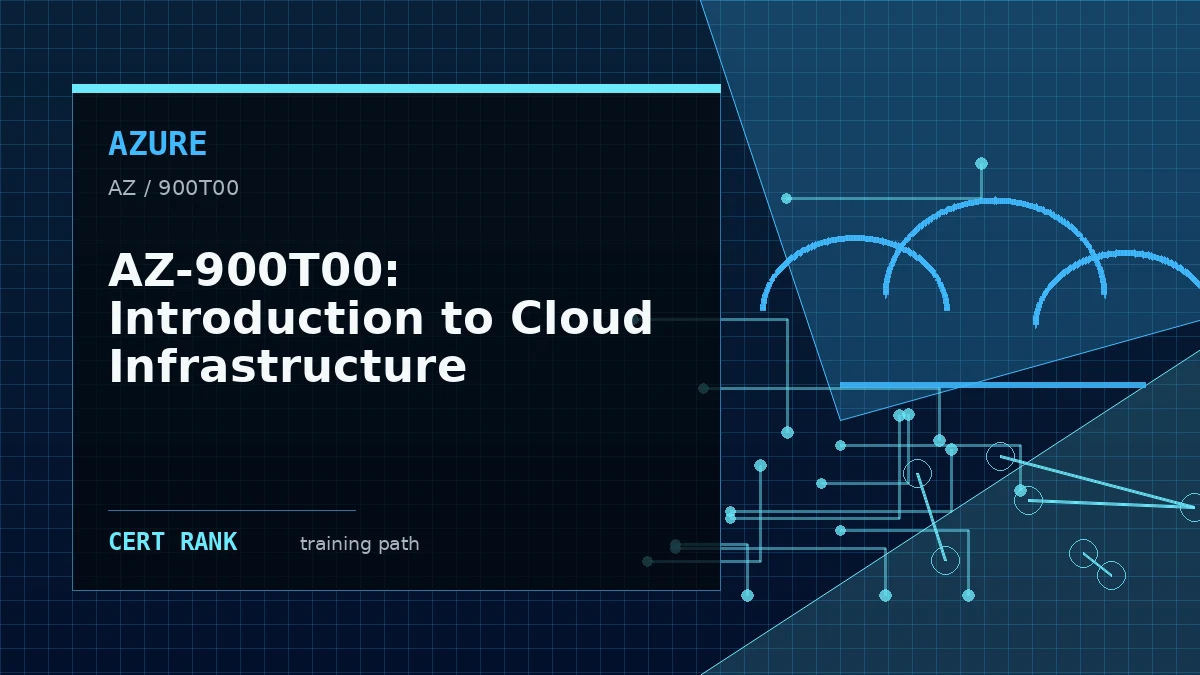 AZ-900T00: Introduction to Cloud Infrastructure