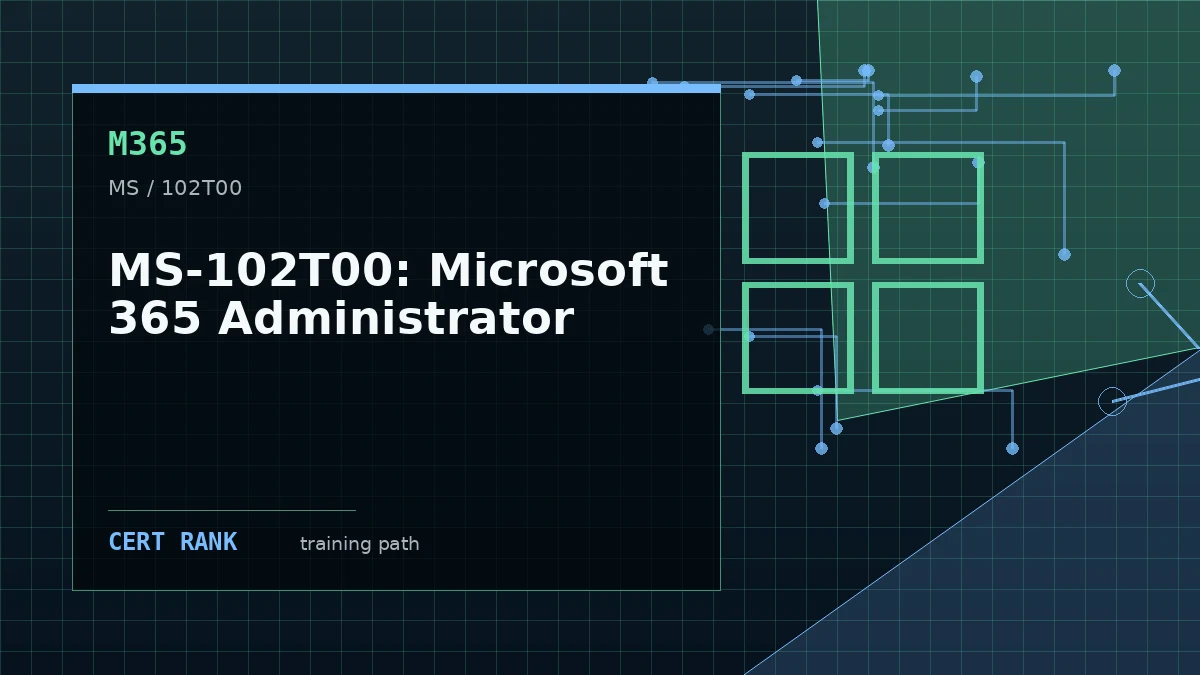 MS-102T00: Microsoft 365 Administrator